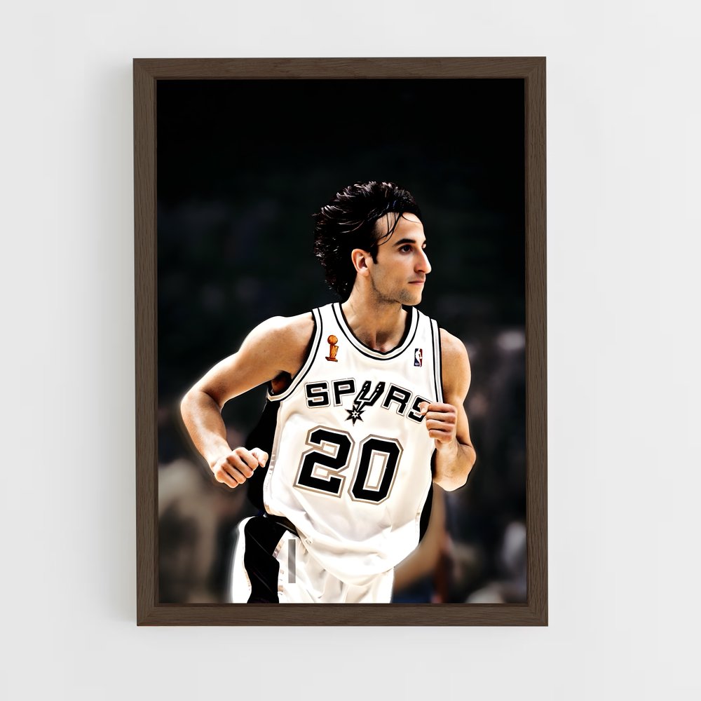 Poster L'Esprit de Manu – affiche Basketball (vue 5)